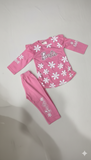 Girls 2 Piece Luxury Cotton Pajama Set