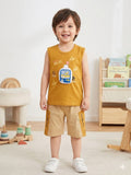 Kids Casual Summer Sleeveless T-Shirt & Shorts Set