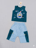 Kids Casual Summer Sleeveless T-Shirt & Shorts Set