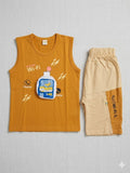 Kids Casual Summer Sleeveless T-Shirt & Shorts Set