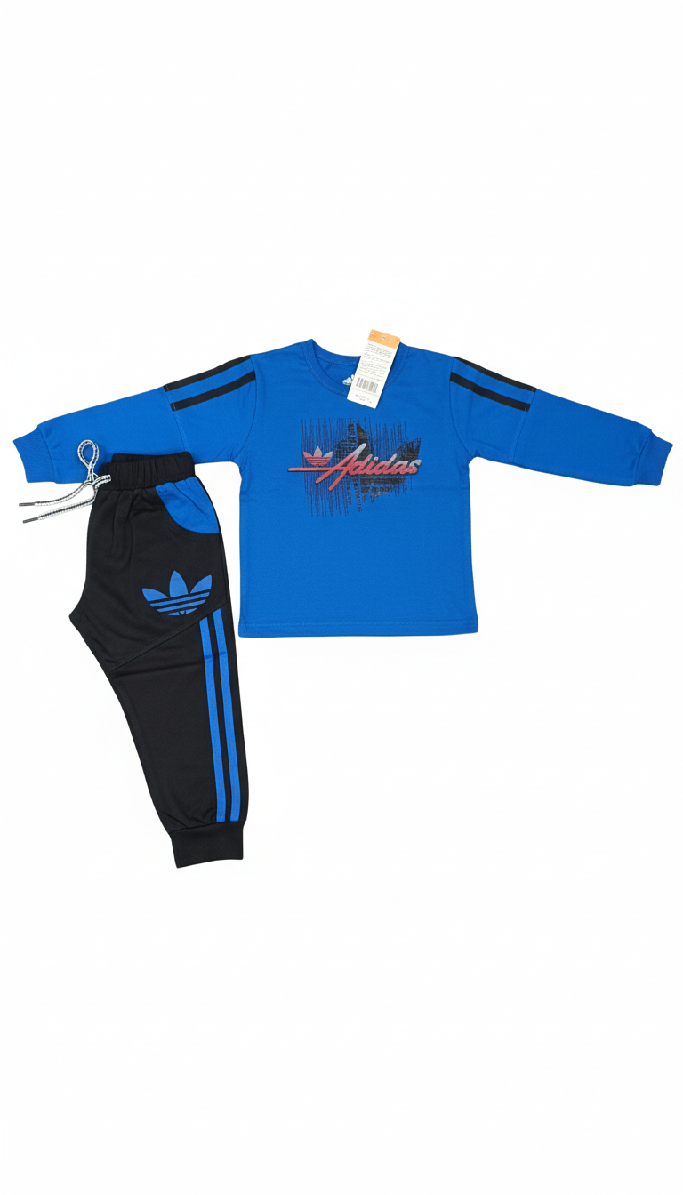 Boys 2 Piece Pajama Set – Full Sleeves Shirt & Pajama