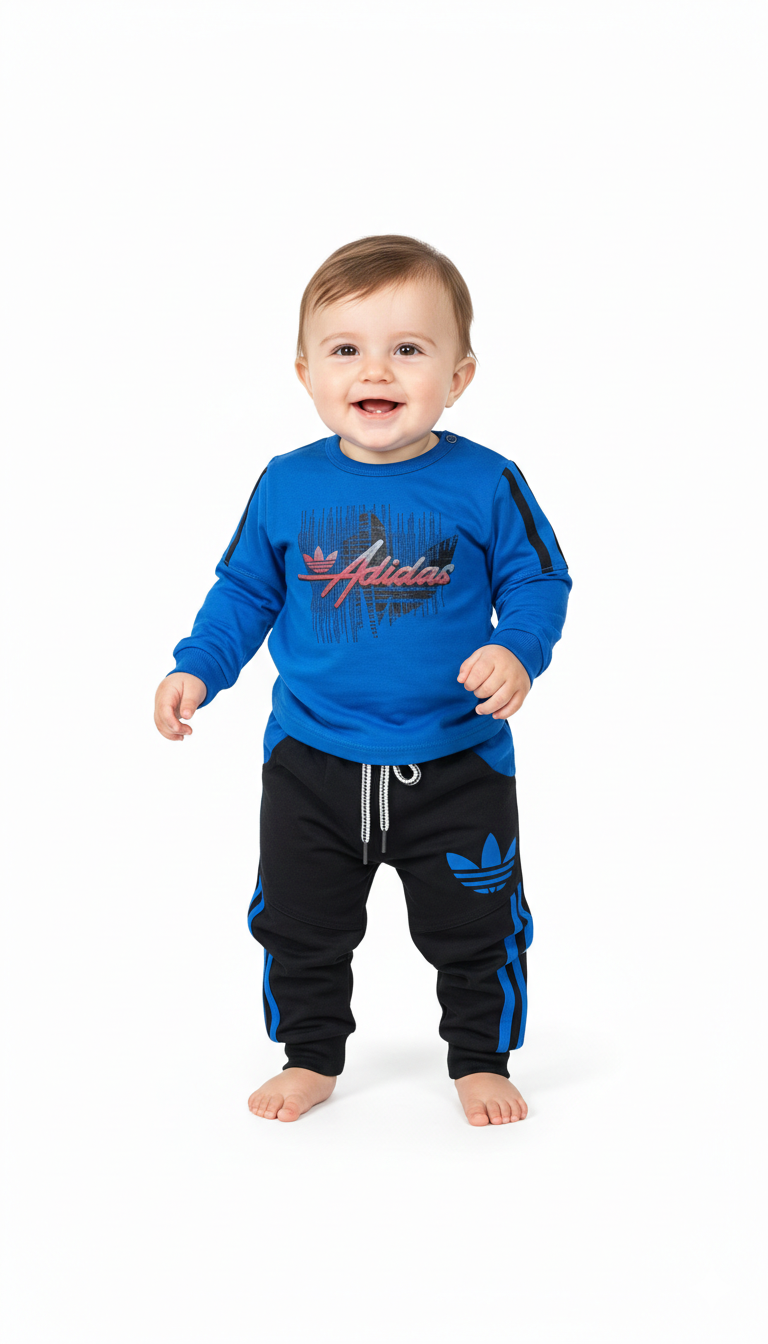 Boys 2 Piece Pajama Set – Full Sleeves Shirt & Pajama