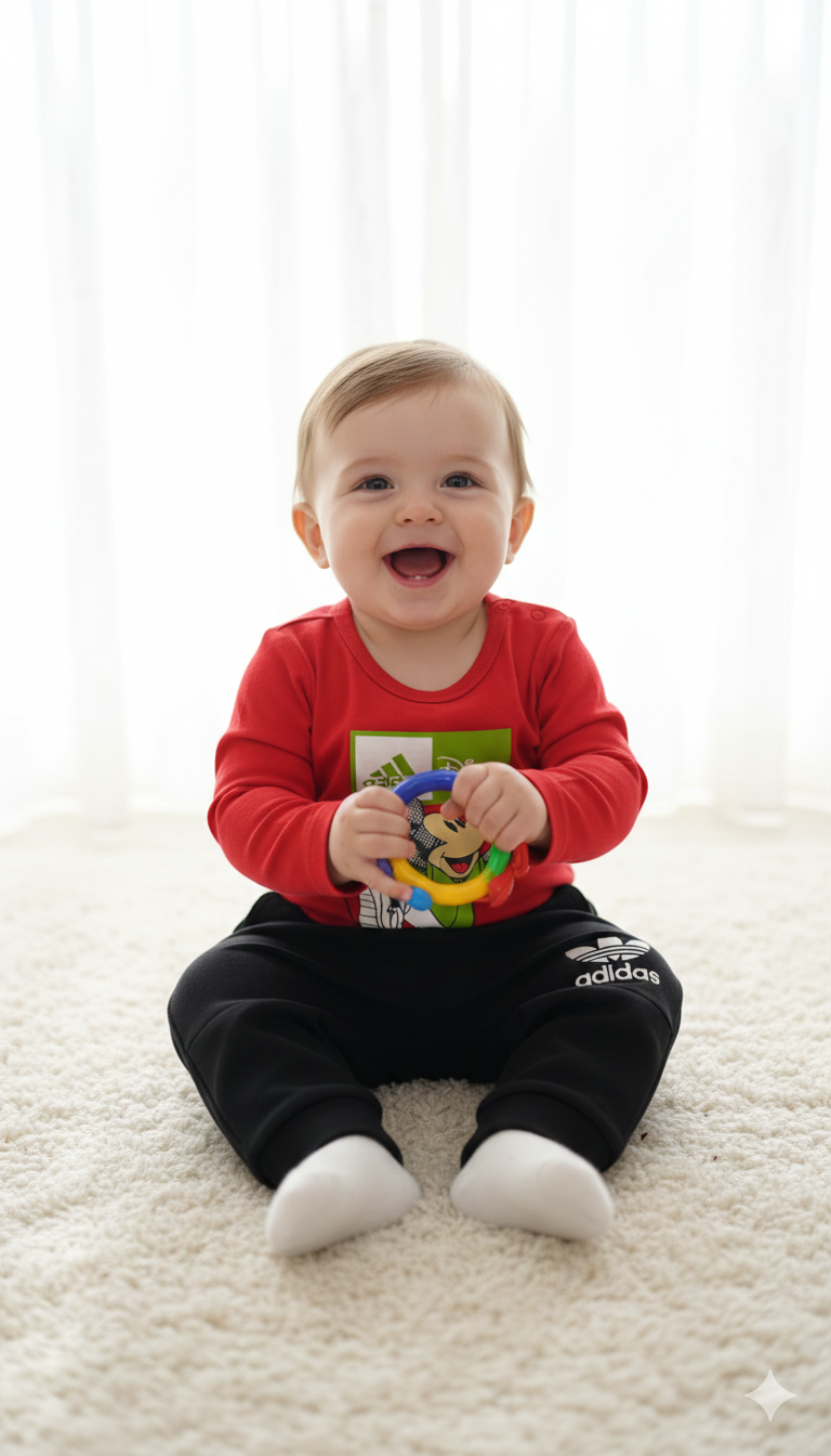 2 Piece Cotton Pajama Set for Boys/Girls with Full Sleeves Shirt and Pajama