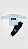 Baby Boys 2 Piece Cotton Pajama Set with Full Sleeves Shirt and Pajama
