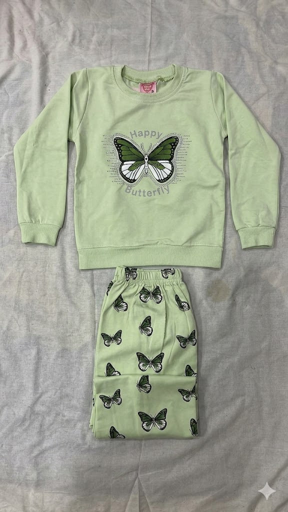 Girls 2 Piece Plazo Set with Top and Plazo Pant